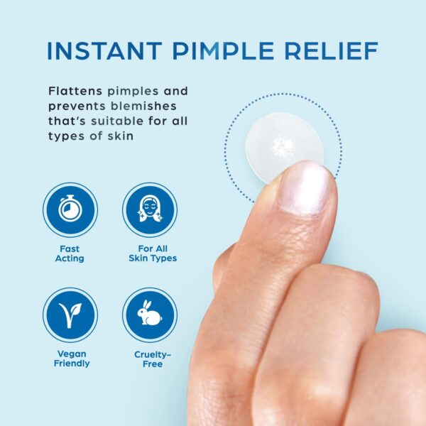 KEYCONCEPTS Pimple Patches for Face (120 Patches), Hydrocolloid Acne Patches with Tea Tree Oil - Pimple Patch Zit Patch and Pimple Stickers - Hydrocolloid Acne Dots for Acne - Zit Patches - Image 4