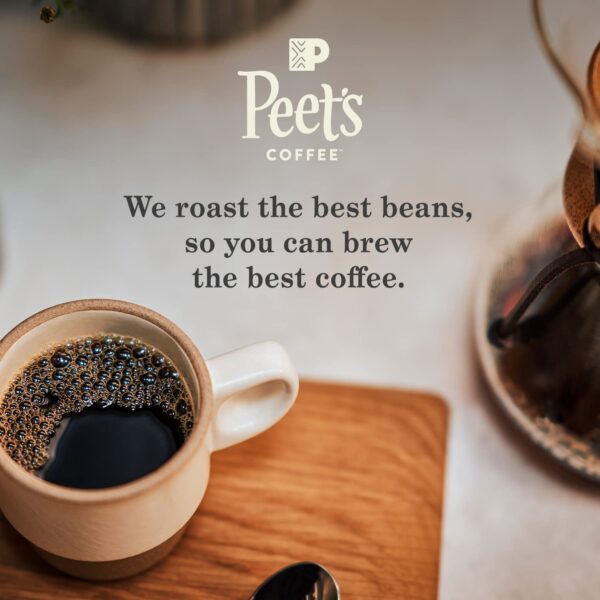 Peet's Coffee, Dark Roast Decaffeinated Coffee K-Cup Pods for Keurig Brewers - Decaf House Blend , 10 count (Pack of 6) - Image 5