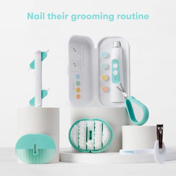 Frida Baby 3-in-1 Nose, Nail + Ear Picker | Baby Ear Cleaner + Baby Nose Cleaner and Nail Tool for Babies + Toddlers, Safely Clean Baby's Boogers, Ear Wax & More - Image 2