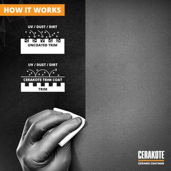 CERAKOTE® Ceramic Trim Coat Kit - Quick Plastic Trim Restorer - Ceramic Coating Black Trim Restoration to Last Over 200 Washes – A Ceramic Coating, Not a Dressing - Image 6